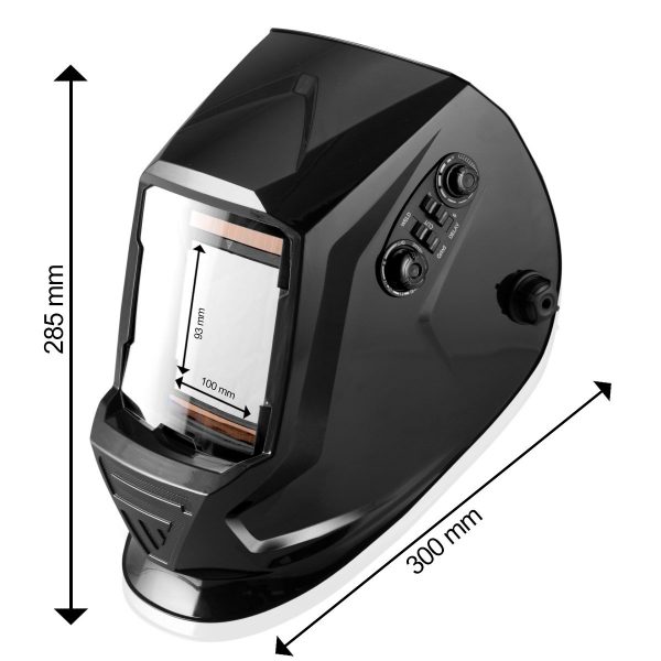 Volautomatische lashelm ST-990 XB glanzend zwart